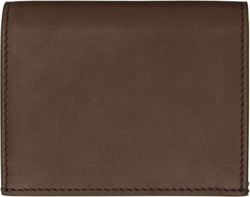 Denarnica Thom Browne Thom Browne Soft Calf Leather Single Card Holder Rjava | MAW021L-L0117