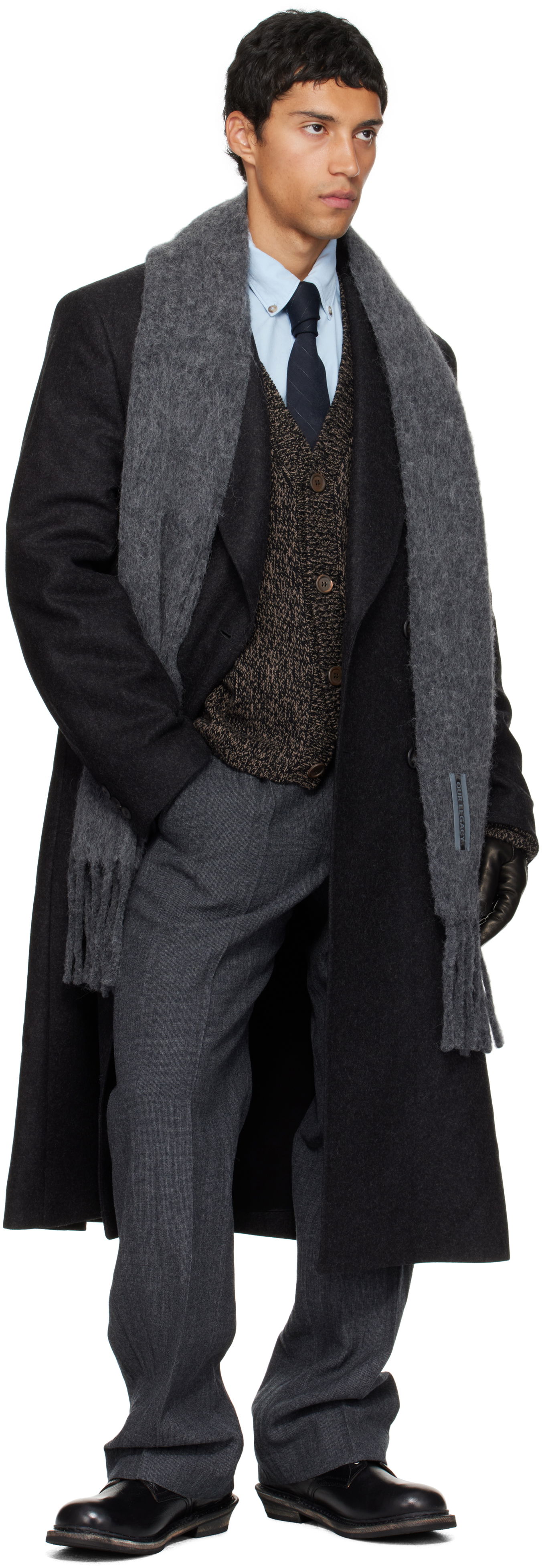 Šala OUR LEGACY Our Legacy Estate Scarf Siva | A4258EPH, 1