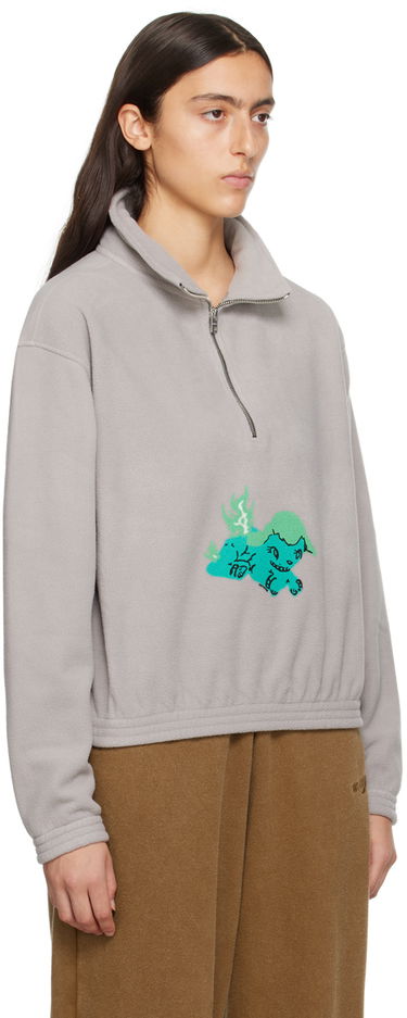 Pulover We11done We11done Pony Fleece Pullover Siva | WD-TS3-23-893-U-GY, 1