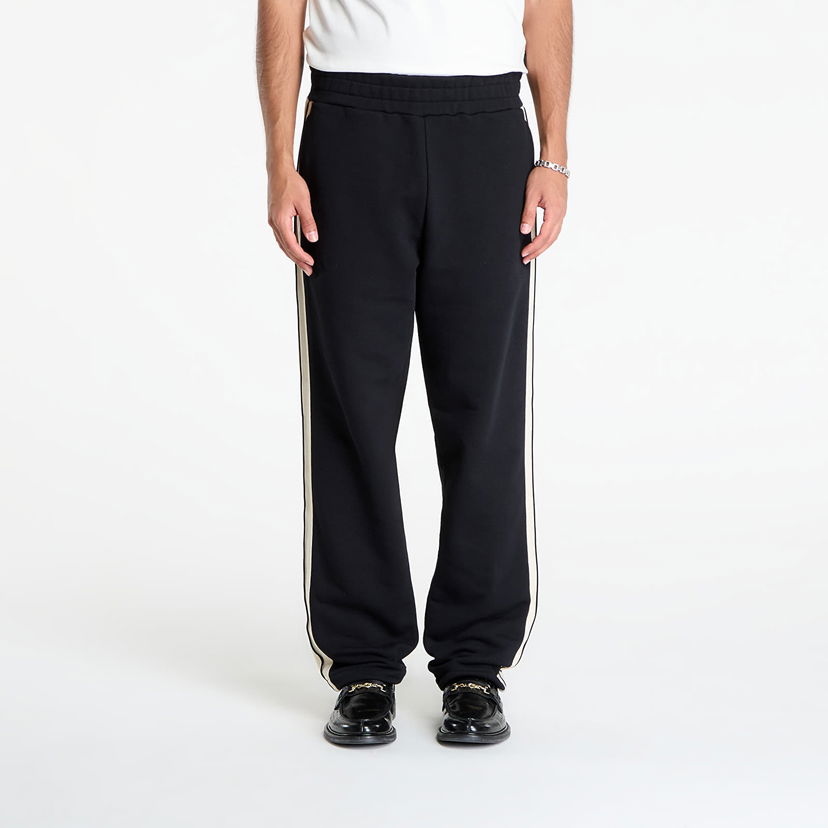 Trenirka Palm Angels Palm Angels Curved Logo Track Sweatpants Črna | PMCH02KF25FLE0011003
