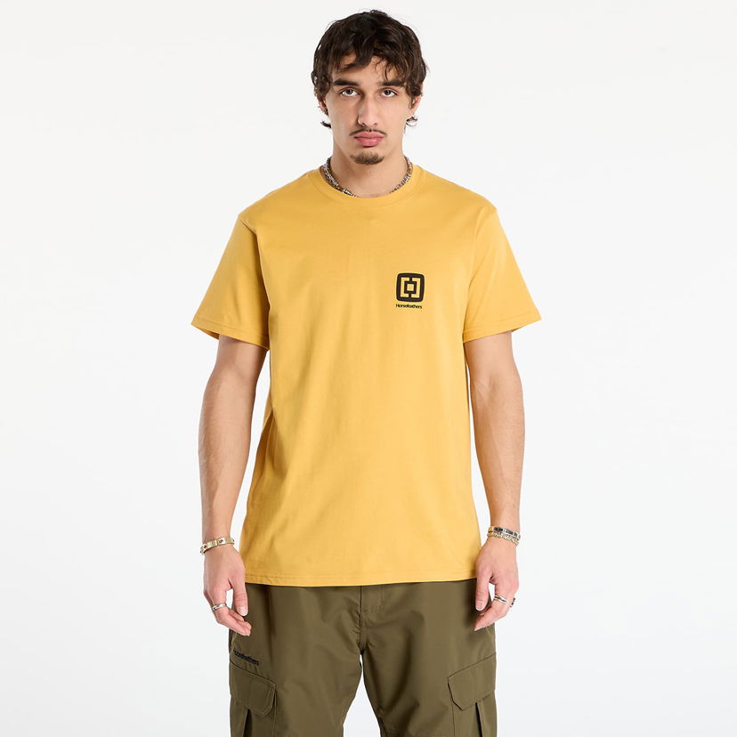 Majica Horsefeathers Mini Logo T-Shirt Rumena | SM1350F