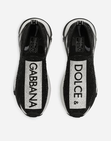 Superge in čevlji Dolce & Gabbana Fast With Fusible Rhinestones Črna | CS2172AJ67389690, 3