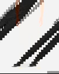 Diagonal Pocket Carpenter Pants Black