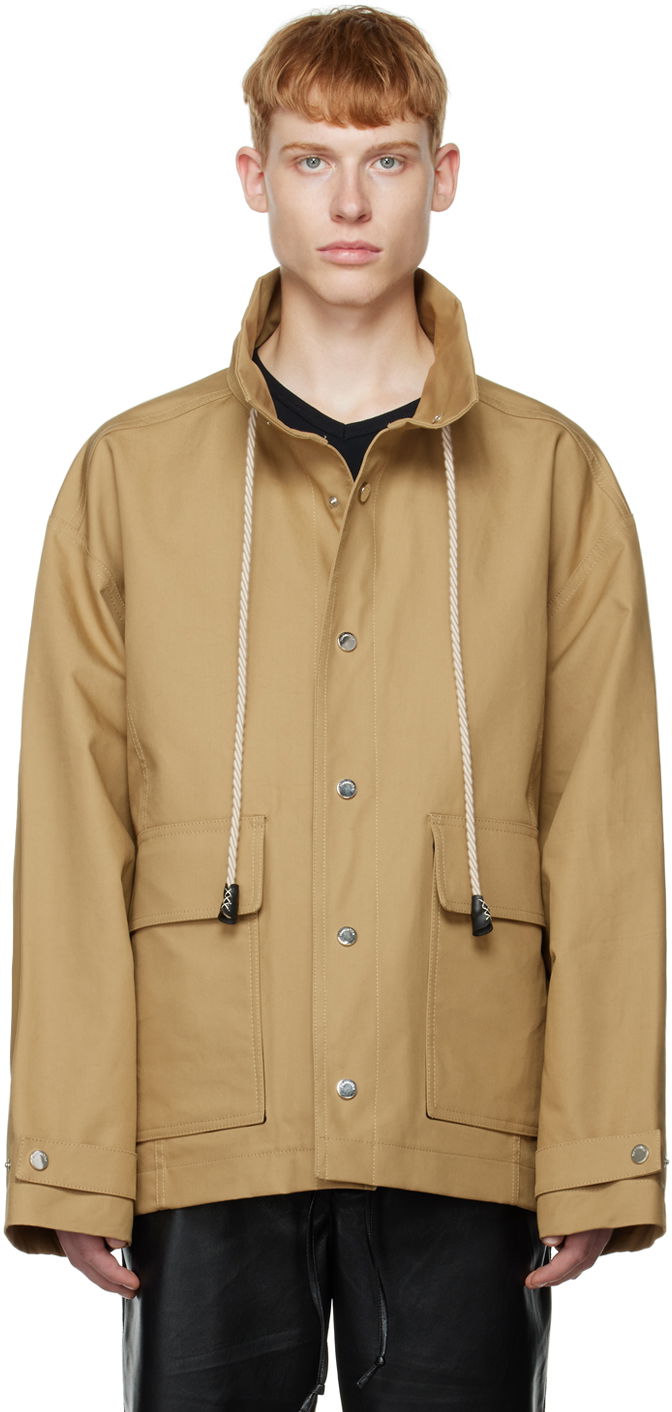 Parka Nanushka Elias Utility Jacket Bež | NM22PFOW00266