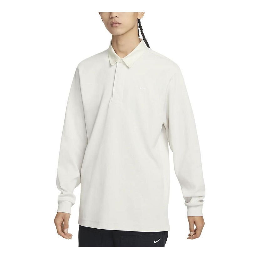 Polo majica Nike Swoosh Rugby Top Bela | DQ5222-030