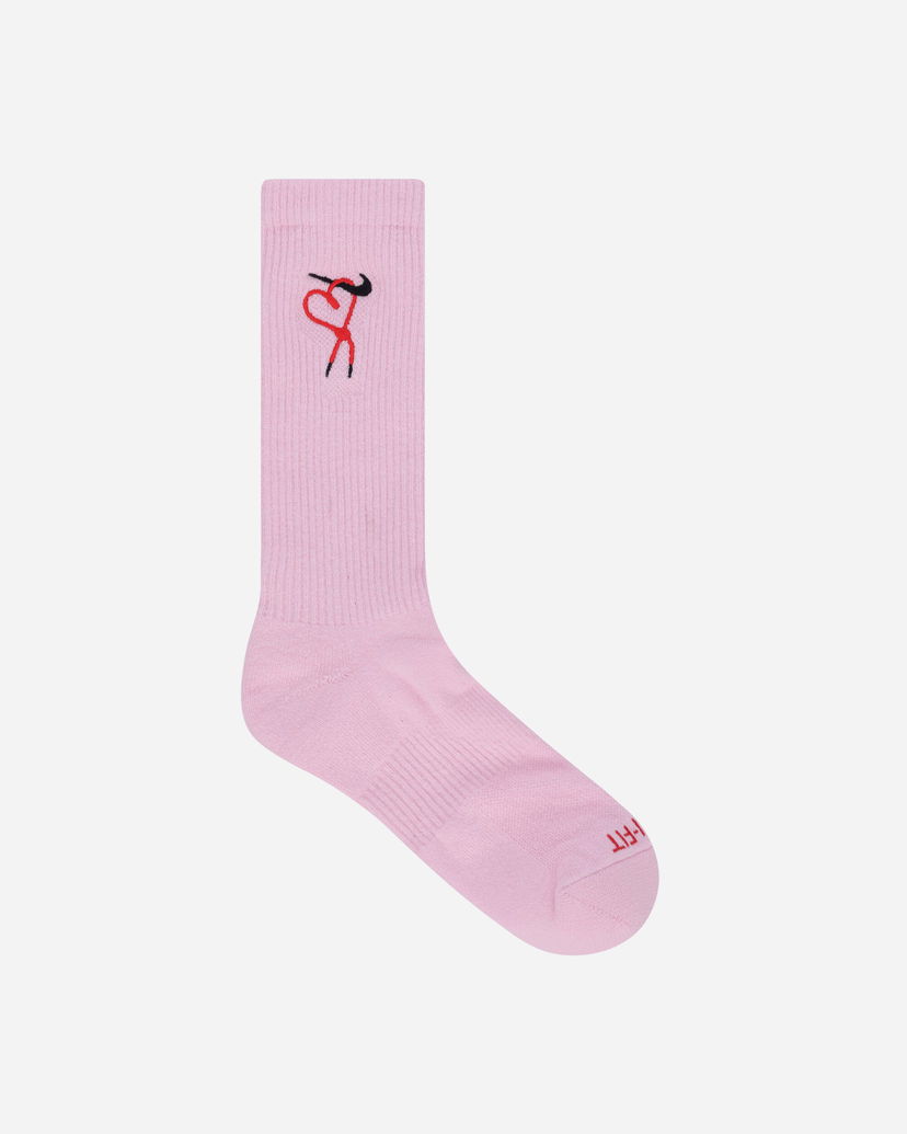 Nogavice Nike Everyday Plus Cushioned Crew Socks Roza | HJ9381-663