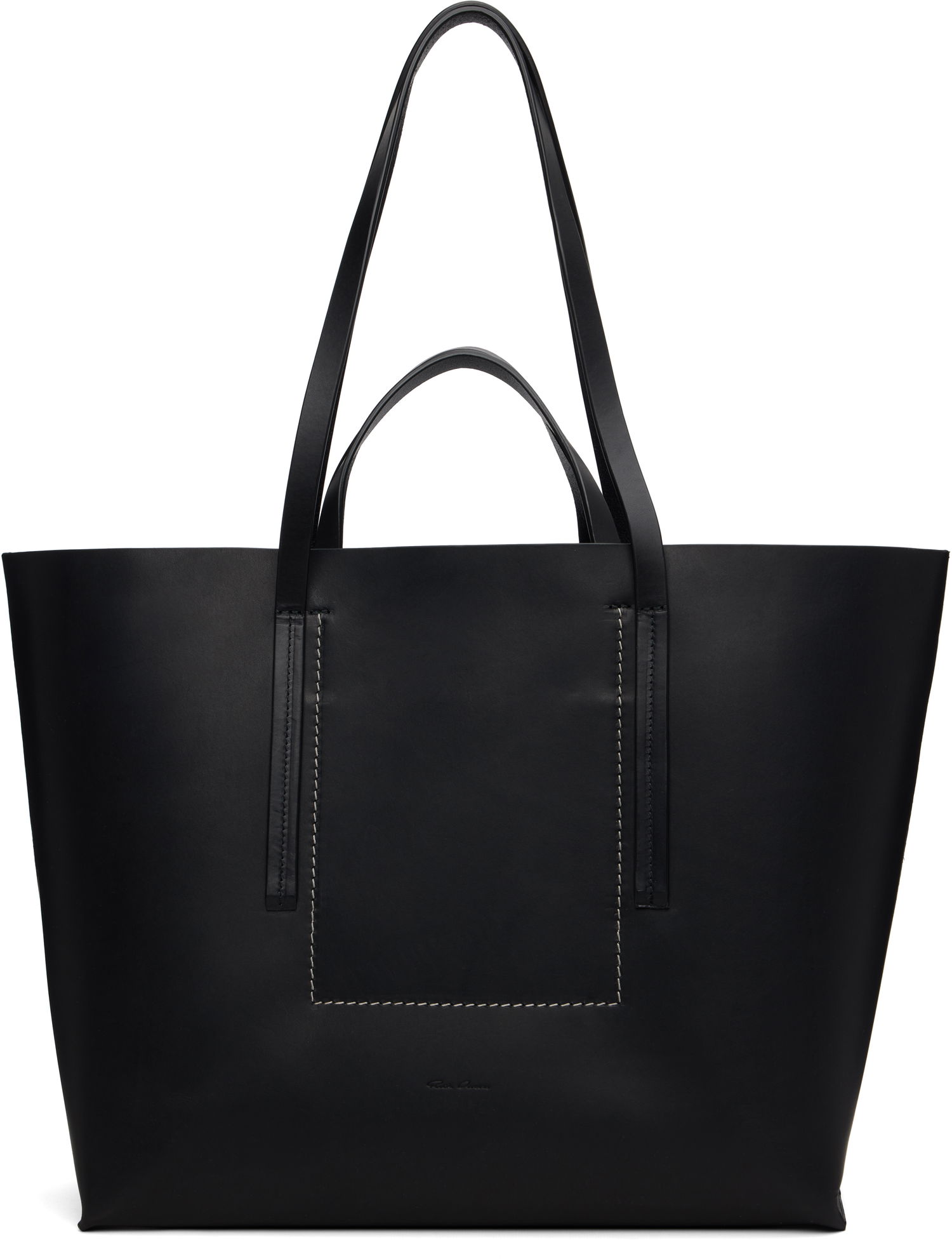 Tote bag Rick Owens Rick Owens Concordians Shopper Tote Črna | RA02E0762 LGE, 0