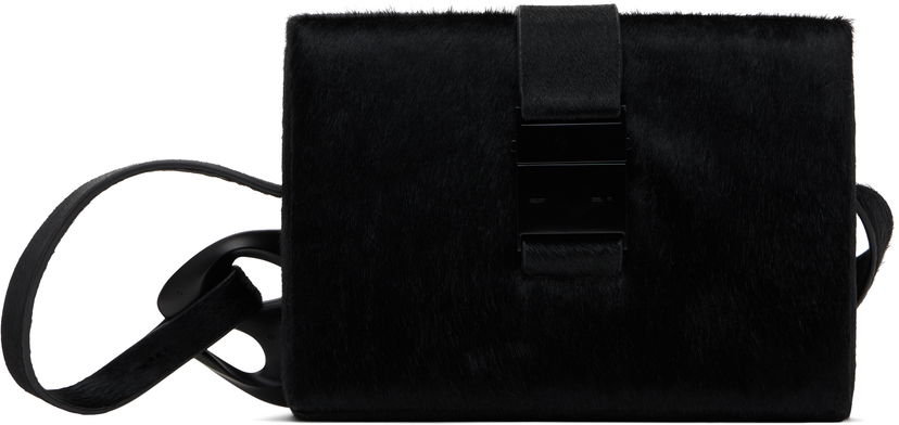 Torba za čez ramo HELIOT EMIL HELIOT EMIL Pony Hair Solely Box Bag Črna | PRESS25_15_72_BLK01_CO