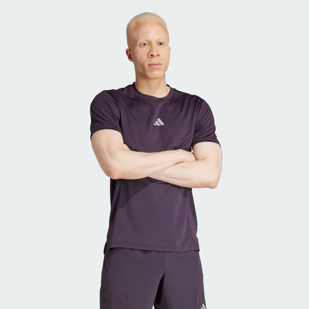 Majica adidas Performance Designed for Training HIIT Workout HEAT.RDY Tee Lila | IR7255, 0