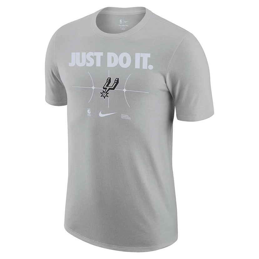 Majica Nike NBA SAN ANTONIO SPURS ESSENTIAL JUST DO IT T-SHIRT, FLT SILVER Siva | FQ6300-007