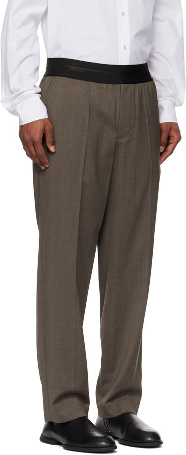 Hlače Helmut Lang Helmut Lang Tapered Pull-On Trousers Rjava | P01HM203, 1