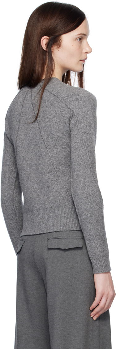 Pleteni pulover rag & bone Bridget Wool Cardigan Siva | WAS24H007MM07, 2