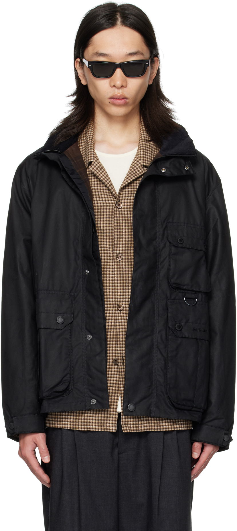 Jakna Barbour Re-Engineered Utility Bedale Waxed Jacket Črna | MWX2483BK71