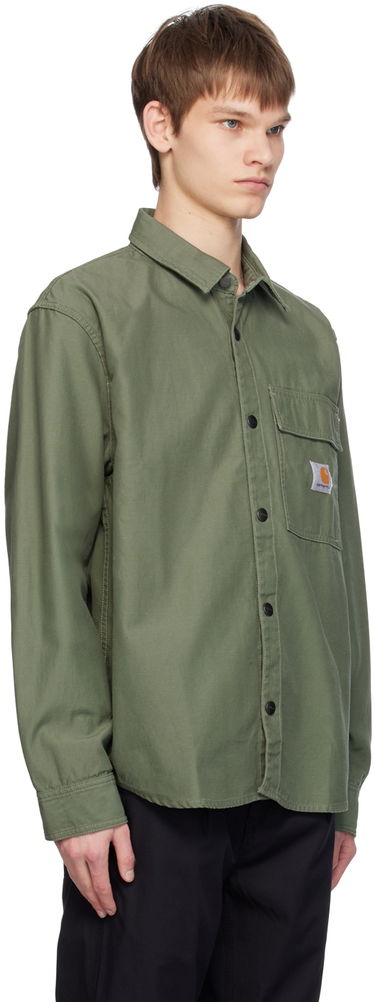 Srajce Carhartt WIP Workwear Button-Up Shirt Jacket Modra | I033443, 4