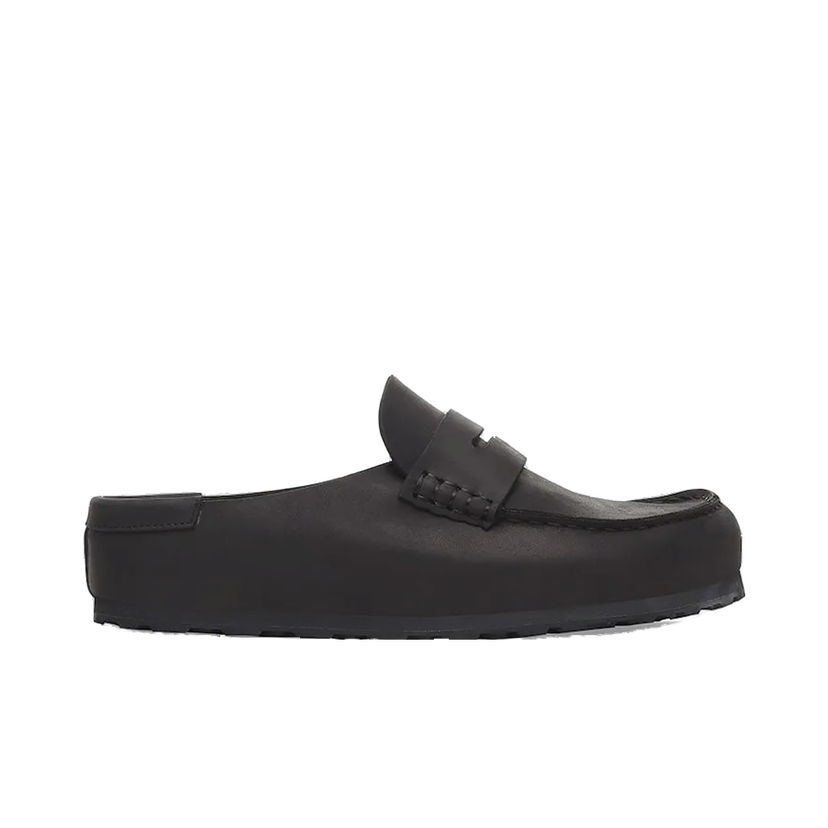 Superge in čevlji Birkenstock Birkenstock Naples Wrapped LEOI Leather Mules Črna | 1029694
