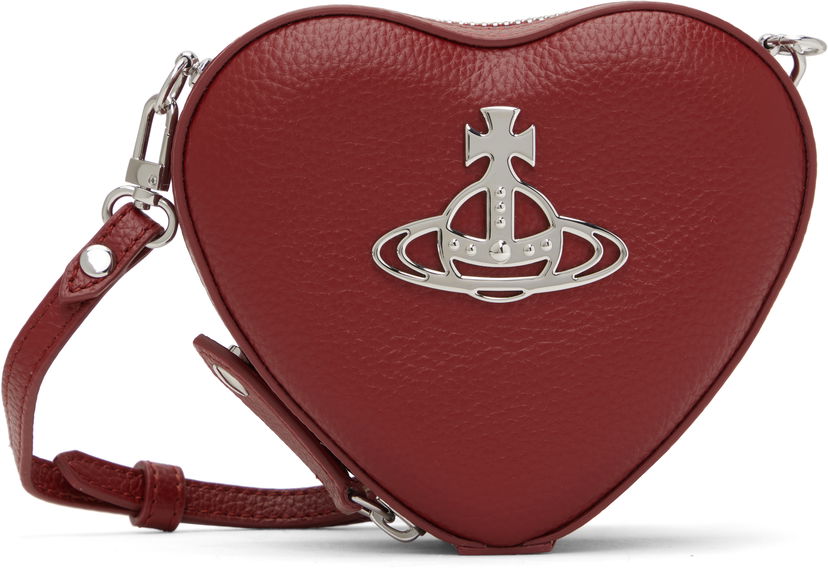 Torba za čez ramo Vivienne Westwood Vivienne Westwood Mini Heart Crossbody Bag Rdeča | 58020003W-S000D-