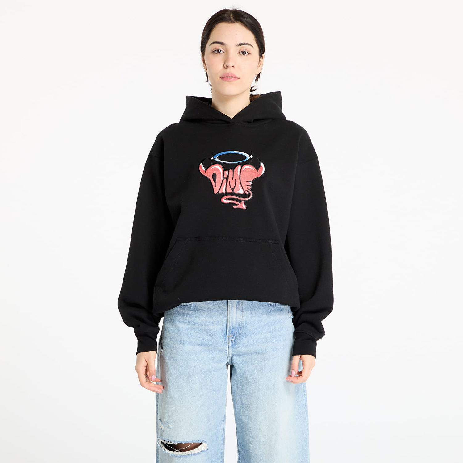 Pulover Dime DIME Purgatory Hoodie Črna | DIME2SP2540BLK, 1