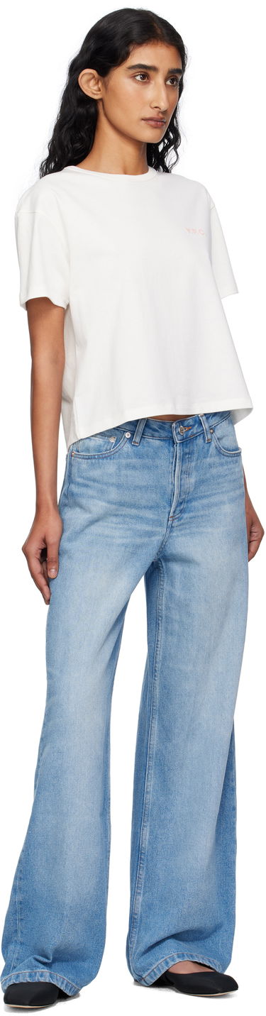 Kavbojke A.P.C. A.P.C. Elisabeth Wide-Leg Jeans Modra | COHIC-F09181, 3