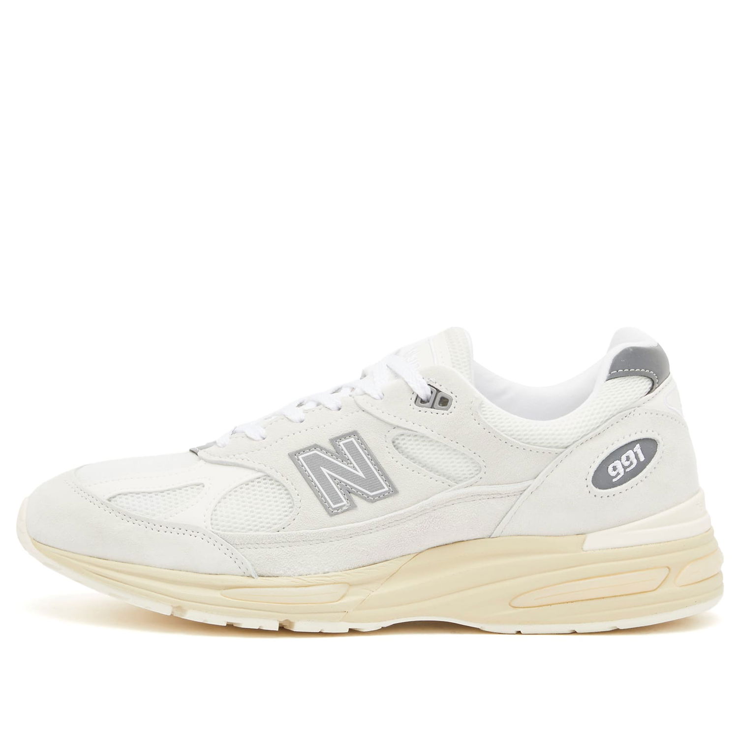 Superge in čevlji New Balance 991 Made in UK Bela | U991OW2, 0