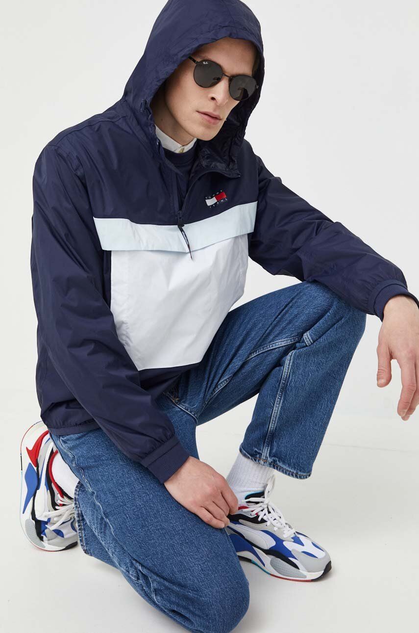 Jakna Tommy Hilfiger Chicago Windproof Jacket Mornarica | DM0DM16583, 0