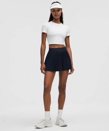 Krop-top lululemon Cropped T-Shirt Slim Fit with Built-in Bra Medium Support B/C Cups L Bela | prod11871026, 1