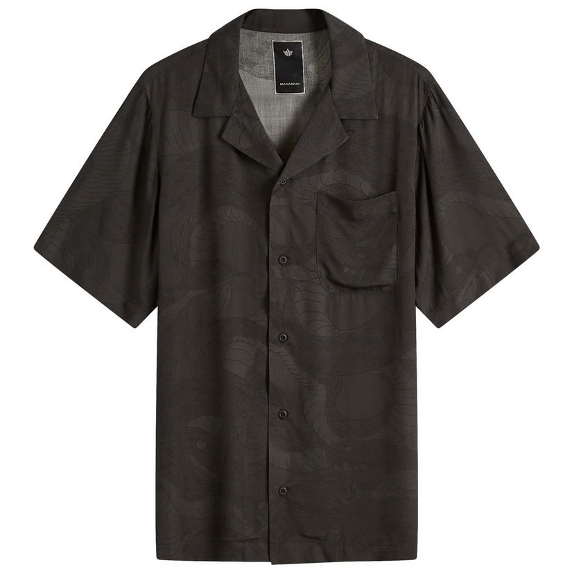 Srajce Maharishi Maharishi Snakeskin Vacation Shirt, Size Large Črna | 1480-BLK