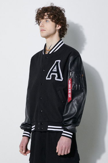 Bomber jakna Alpha Industries Alpha Industries College Bomber Jacket Črna | 146111, 3