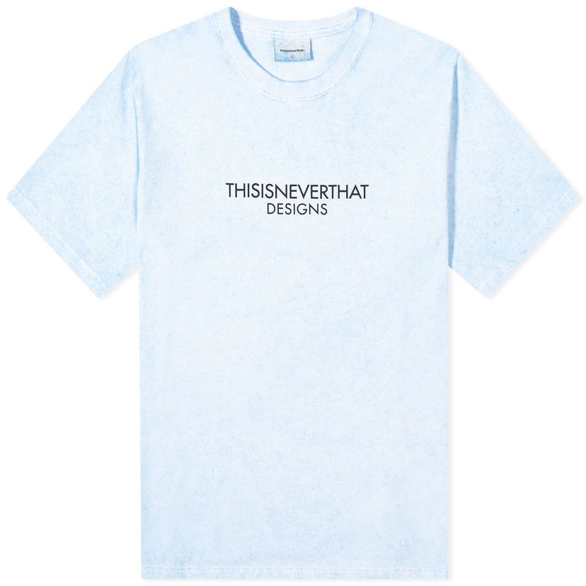 Majica thisisneverthat Sprayed FR-Logo Turkizna | TN241TTSST23-WHT