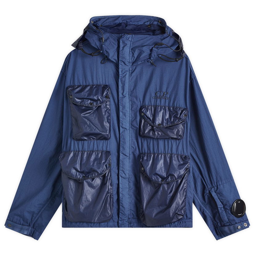Parka C.P. Company C.P. Company Multi Pocket Goggle Jacket, Size Large Modra | 18CMOW209A-005783M-BLU