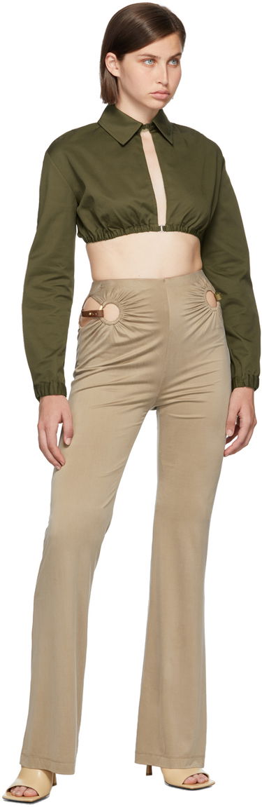 Hlače Dion Lee Dion Lee Horse Bit Trousers Bež | A2277P21, 3