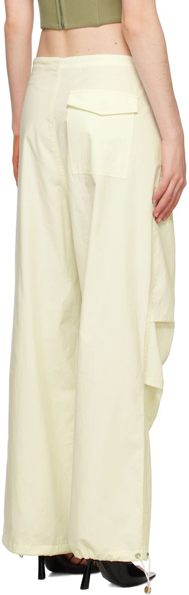 Cargo hlače Dion Lee Parachute Trousers with Drawstring Waist Bež | C2100R23, 2