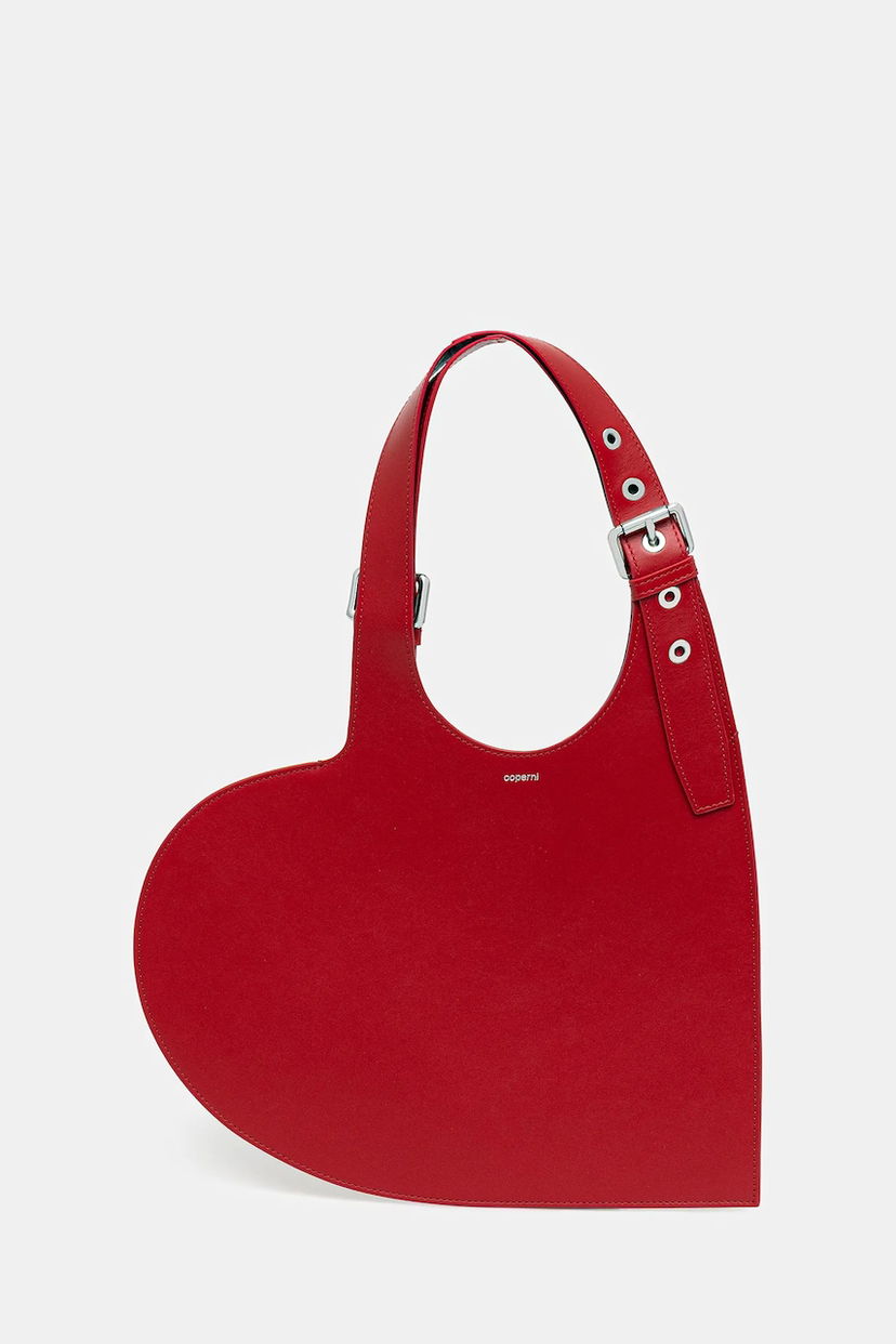 Tote bag Coperni Coperni Belt Heart Tote Bag Rdeča | COPBA112F6012