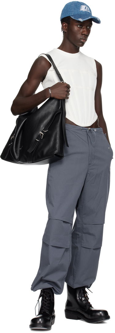 Cargo hlače Dion Lee Toggle Trousers Modra | C2100PS24, 3
