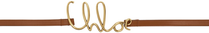 Pasovi CHLOÉ Small 'The Iconic' Belt Rjava | CHC24AC066SFB
