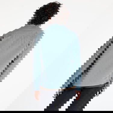 Vetrovka C.P. Company C.P. Company Organic Gabardine Full Zip Overshirt Modra | 18CMOS124A110143G-872, 3