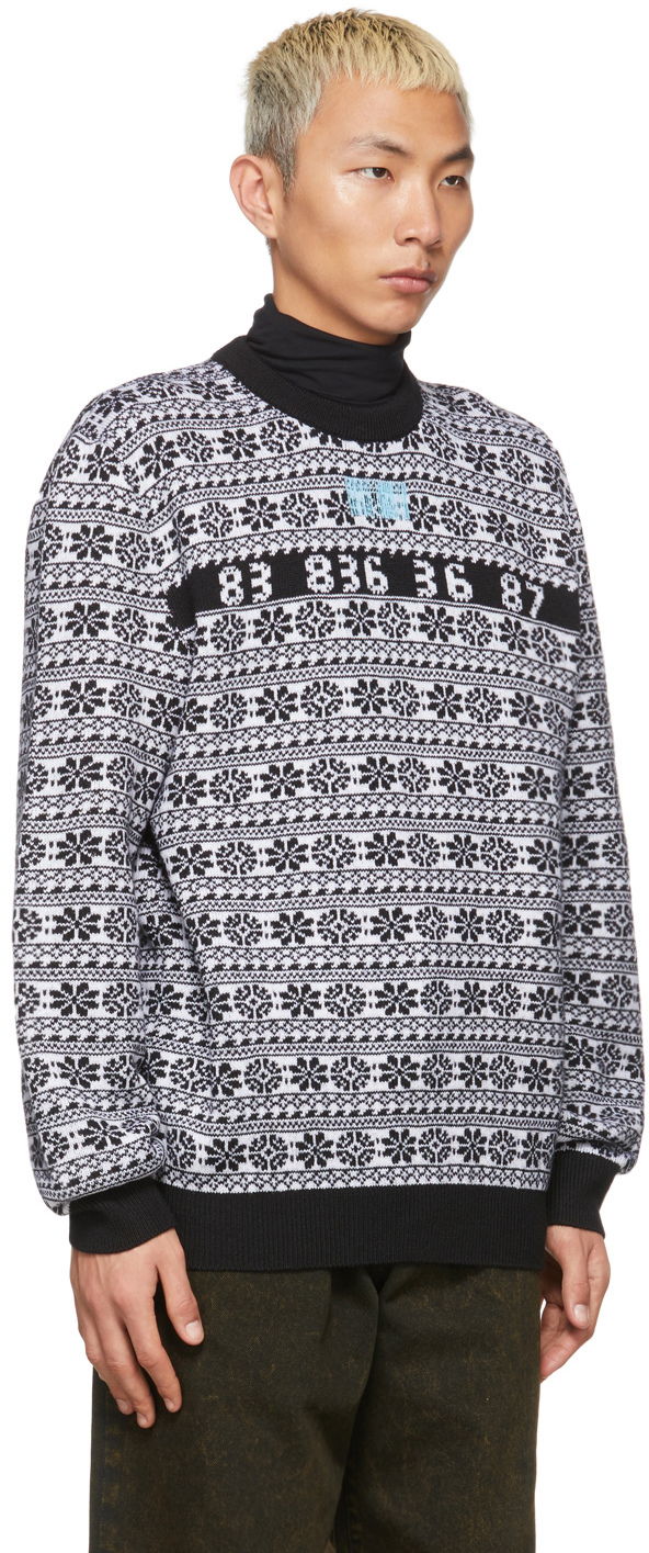 Pleteni pulover VETEMENTS Number Nordic Sweater Bela | VL12KN140B, 1