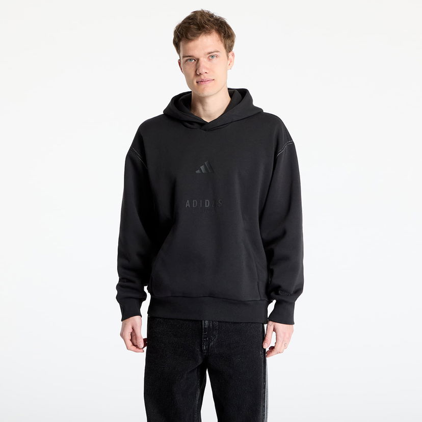 Pulover adidas Originals All Szn Graphic Hoodie Črna | JJ3665