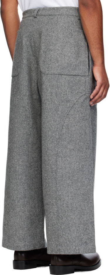 Hlače sage NATION SAGE NATION Wool Carpenter Trousers Siva | S039 CARPENTER TROUSER WOOL MA, 2