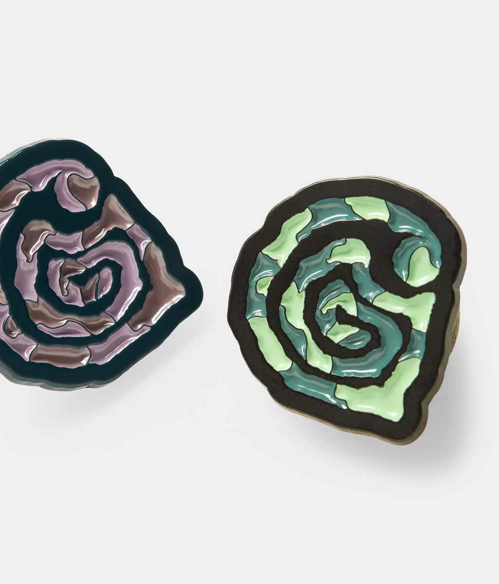 Zatiči Carhartt WIP Carhartt WIP Helix Enamel Pins Zelena | I035446_1, 1