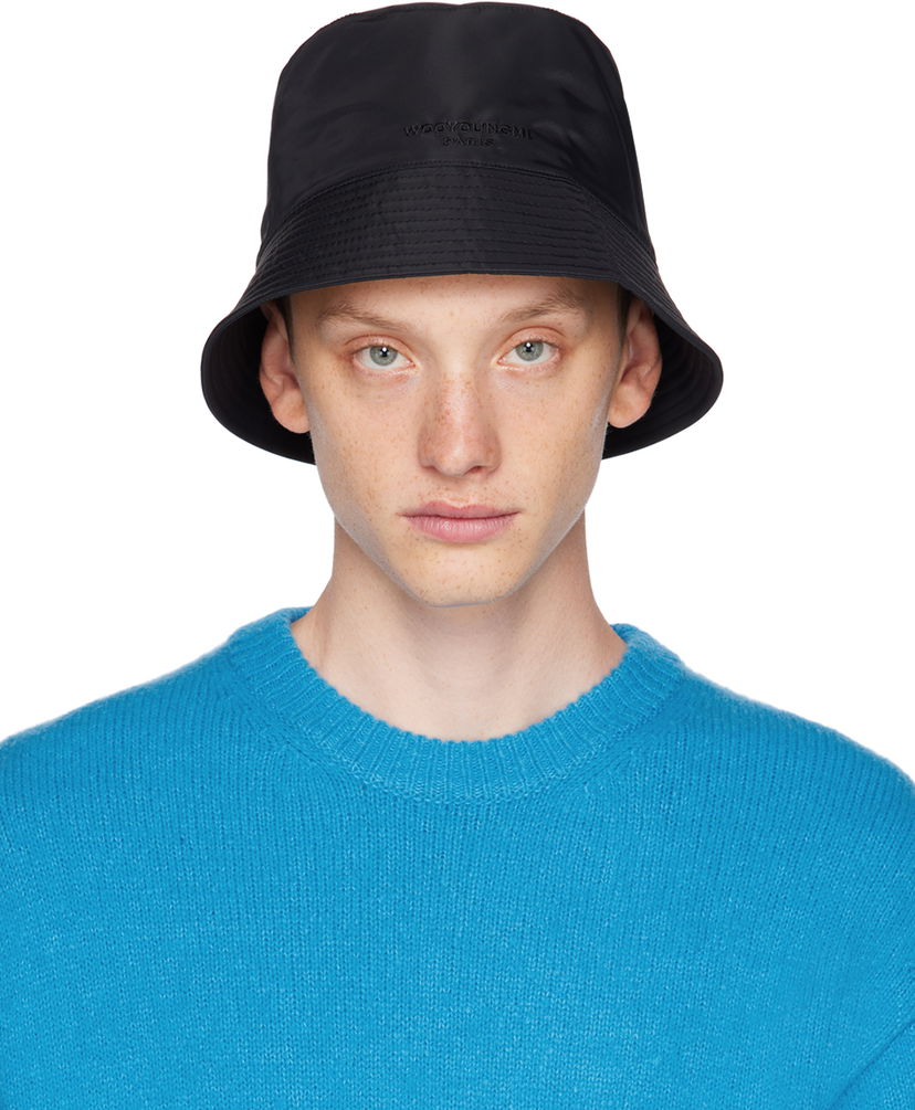 Klobuk WOOYOUNGMI Nylon Bucket Hat Črna | W233AC53