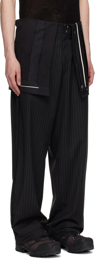 Hlače Andersson Bell Inside Out Stripe Trousers Črna | apa813m, 1