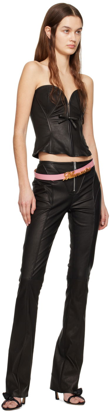 Pasovi Blumarine Blumarine Logo Belt Črna | P422W223A, 4