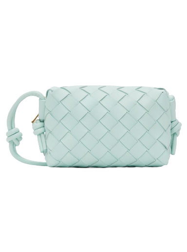 Torba za čez ramo Bottega Veneta Candy Loop Bag Modra | 730832 V1G11
