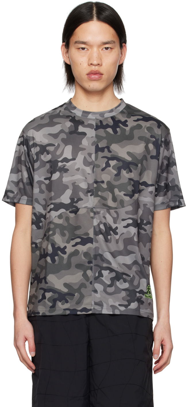 Majica Dime Gray Camo T-Shirt Siva | DIMESP249CHR