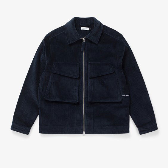 Jakna Pop Trading Company Boxer Overshirt Črna | POPSS23-03-001, 0