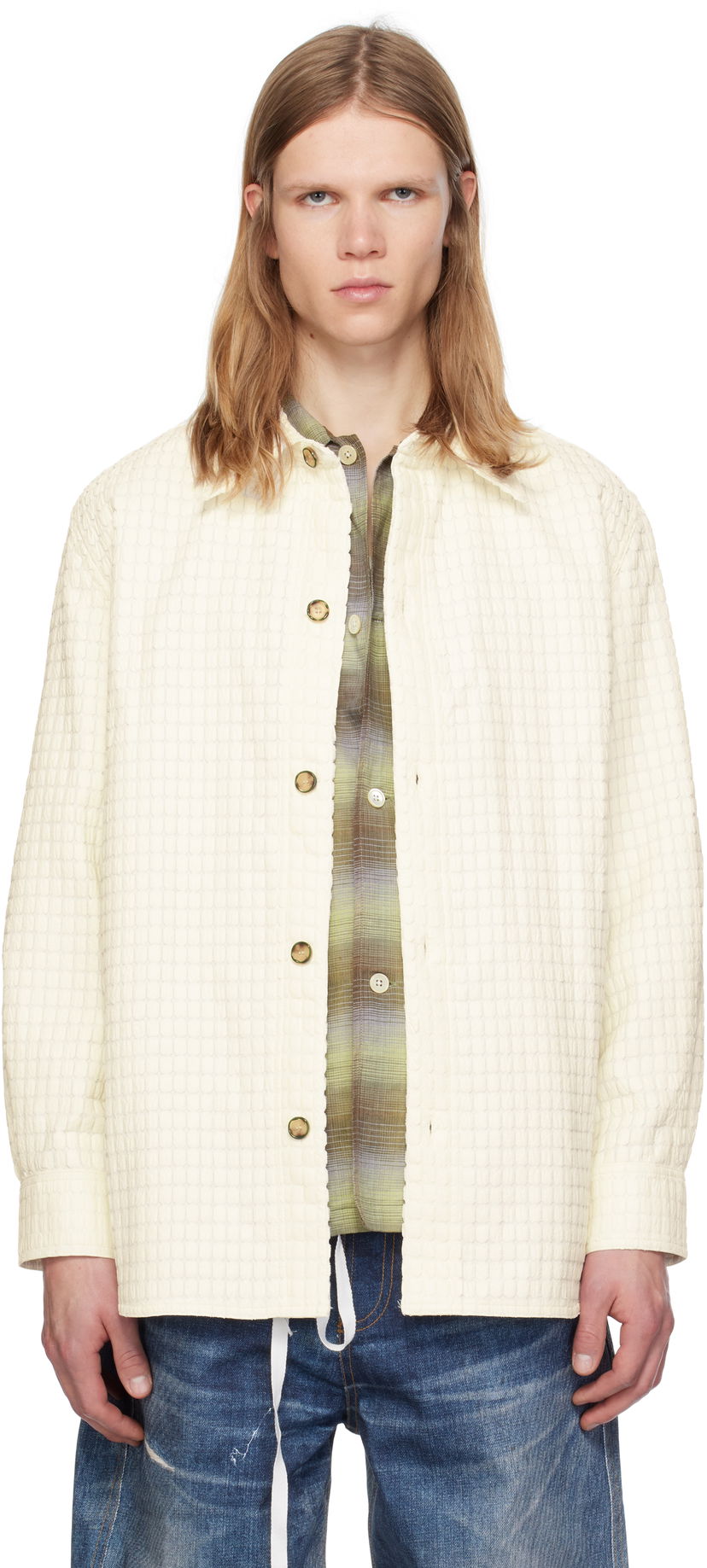 Srajce Andersson Bell Long Sleeve Shirt Bela | atb1134m