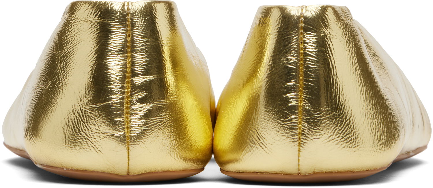 Superge in čevlji The Row The Row Stella Ballerina Flats Kovinski | F1638-M39, 1