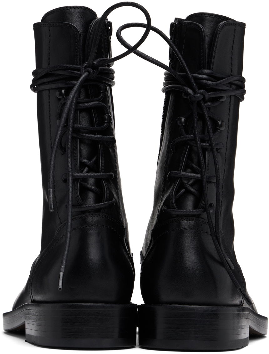 Oblačila Ann Demeulemeester Ann Demeulemeester Heiko Leather Boots Črna | CO02-M-A40-LT047-099, 1