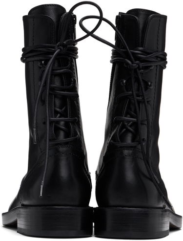 Oblačila Ann Demeulemeester Ann Demeulemeester Heiko Leather Boots Črna | CO02-M-A40-LT047-099, 1