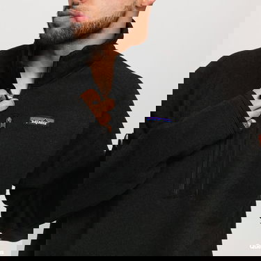 Pulover Patagonia Better Sweater 1/4 Zip Črna | 25523 BLK, 2